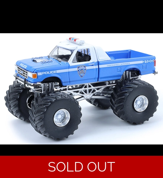 Greenlight K.O.C. N.Y.P.D. 1990 Ford F-350 1/64 Diecast